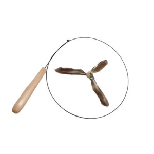 Fu Wan Bamboo Dragonfly Teaming Cat Basket Terrier Steel Feather Bite Cat Products Cat Toys Self -relief artifact