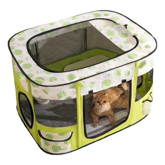 Cat production and real estate nest closed large cat production box female cat special dogs to be produced can be folded tent
