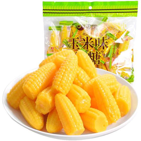 Corn Candy Wedding Candy Bulk Mixed Rubber Gummy Children's Snacks QQ Sugar Snacks New Year Goods Spring Festival Wholesale