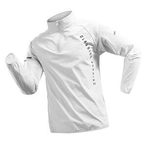 
Half-zip training clothing men's quick-drying clothing sun protection long-sleeved sports student sports t-shirt running jacket fitness autumn and winter