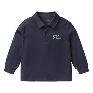 
Right European boy and girl long-sleeved POLO shirt T-shirt children's sweatshirt spring and autumn new children's clothing solid color base shirt inside