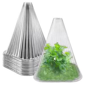Seedling protection cover Reused square plant bell cover greenhouse from bird frost damage Protect insect-proof bag