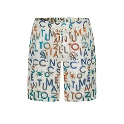 C'N'C casual shorts ramie flower version