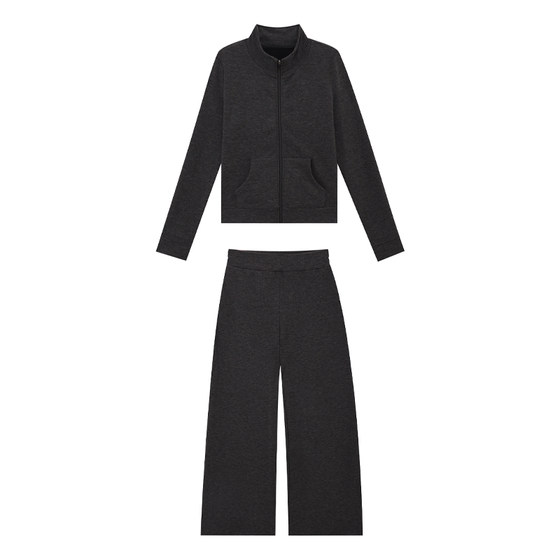 
Where is the Orange Tree Korean style velvet sweatshirt suit for women autumn and winter high-end slim top and pants two-piece set