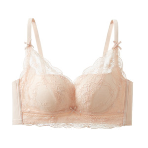 
Six Rabbits push-up lace underwear for women with small breasts to make their breasts look bigger, side breasts to prevent sagging, sweet girly style bra