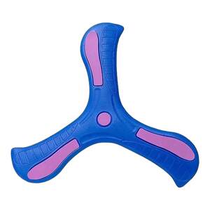 
New Boomerang Boy Parent-Child Toy Park Outdoor Sports Frisbee Return Power Mark Soft Glue Three-Leaf Boomerang