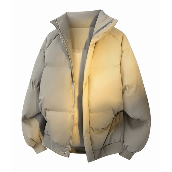 WASSUP PALM down cotton coat for men and women 2025 new winter loose couple thickened warm cotton coat