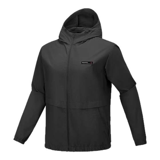 
Skechers men's woven hooded jacket spring new simple and comfortable sportswear L225M112