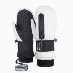 [Built-in wrist guard] Kevlar ski gloves