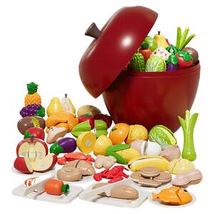 
Newqi Fruit Cutting Toy Baby Cutting Vegetables Children's Playhouse Kitchen Can Cut Boys and Girls Children's Day Gift