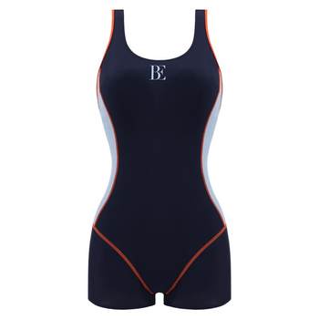 Fan De'an and Yang Mi's one-piece racing swimsuit of the same style