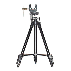 Retractable Height-adjustable Metal Outdoor Fishing Special Bracket Caliper-type Flashlight Fixed Base Tripod