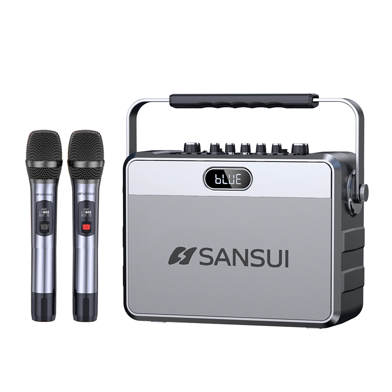 SANSUI山水G205广场舞音响家用户外k歌麦克风移动一体机声卡音箱
