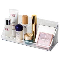 Space-saving transparent mirror cabinet storage box wall-mounted without hole punching