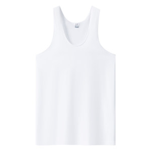 
Three guns pure cotton middle-aged and elderly men wear loose cotton breathable skin-friendly sweat cloth I-shaped base summer white vest