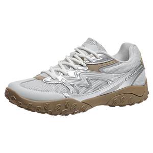 
Luotuoshan Yunde training shoes outdoor hiking shoes for men and women summer breathable red sports shoes thick-soled non-slip hiking shoes