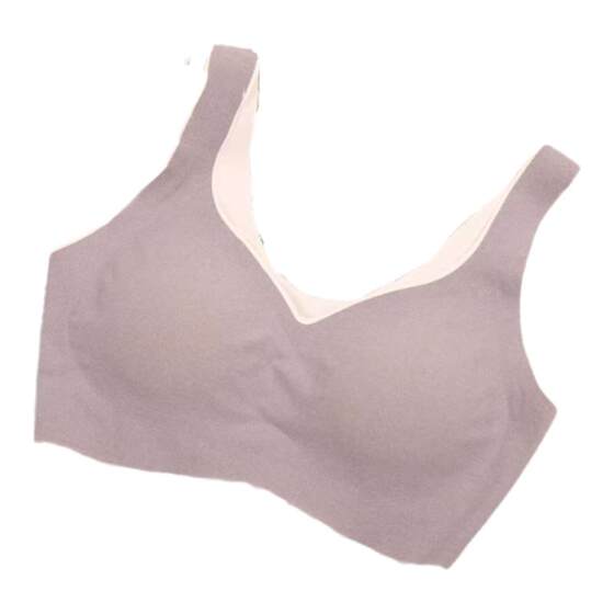 
Gufei 19704 traceless sleep latex girl bra vest style no steel ring gathering sports beauty back lingerie