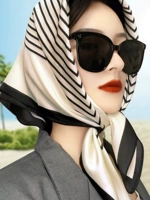 Модный шарф, носовой платок подходит для фотосессий, осенний, защита от солнца