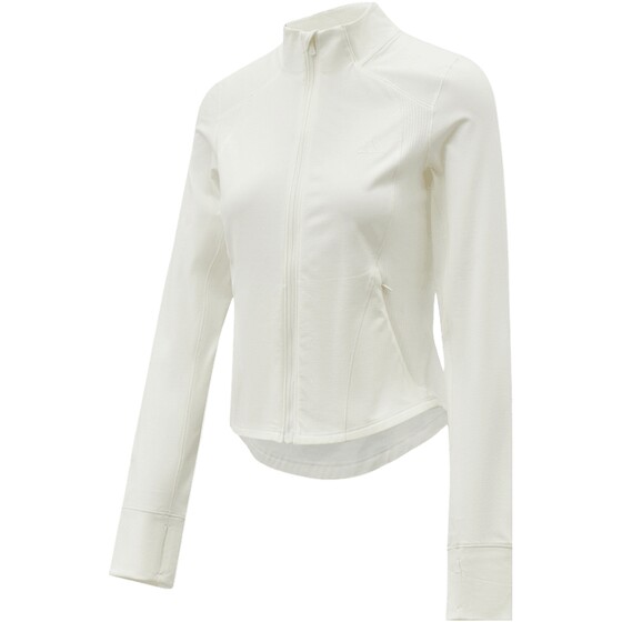 
adidas Adidas Women's White Outdoor Fashion Fitness Comfortable Casual Jacket KH2677