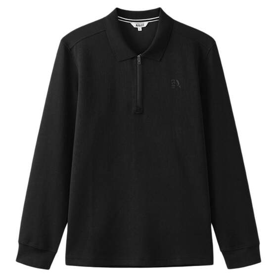 
AIGLE men's tops outdoor casual sun protection long-sleeved T-shirt classic inner POLO shirt bottoming shirt