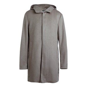 
VICUTU/Vico Men's Mid-length Woolen Coat with Cotton Hooded Business and Casual Double-sided Woolen Coat