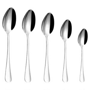 
Thickened commercial household restaurant stainless steel pointed spoon small spoon coffee spoon children's spoon rice spoon spoon dessert spoon