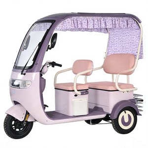 
National standard covered electric tricycle can be licensed for women's small electric tricycle for home leisure transportation to pick up and drop off children
