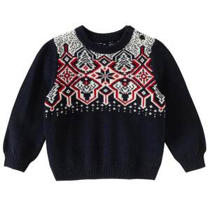 
David Bella children's Fair Isle sweater pullover new winter style boys' casual wool knitted top