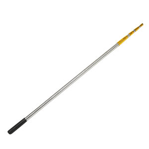 Gold version copying grid rod fishing is super hard and thicker telescopic rod telescopic positioning stainless steel copy net pole 3 meters 4 meters rod