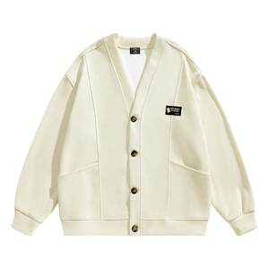 
[Same style as Huang Zihongfan] The Simpsons sweater jacket for women in autumn and winter couples V-neck cardigan sweater for men