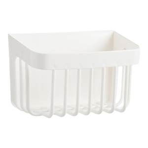 
Bathroom cosmetic toiletries storage basket storage basket wall-mounted without punching kitchen hanging basket plastic basket storage basket