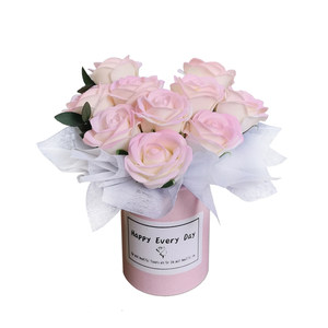 
Car aromatherapy car central control water cup holder decoration soap rose small fresh home decoration creative ornaments