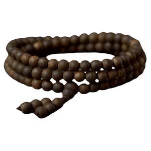 Agarwood Handbaria Female Agarwood Wood Material Bracelet Old Materials Agarwood San beads full of Shenshui Vietnam Baizhuang Baiqi Nan Bracelet
