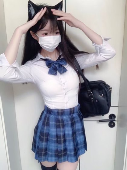 jk制服辣妹纯欲紧身收腰长袖衬衫女学院风套装小众设计感学生上衣