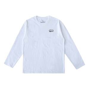 
ABDP men's spring and autumn solid color sports and casual loose long-sleeved T-shirt round neck 250g thin black and white base T