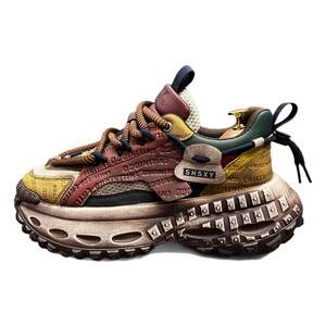 
Soft-soled dad shoes for men, 2026 spring new heightening tire shoes, handsome trendy brand men's shoes, casual sports shoes