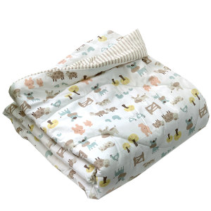 
Children's kindergarten thin quilt in summer thin summer cool quilt in baby pure cotton air conditioner baby cotton machine washable