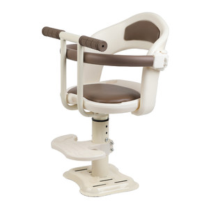 
Electric vehicle child seat with front battery pedal for baby, male and female, shock-absorbing liftable safety stool