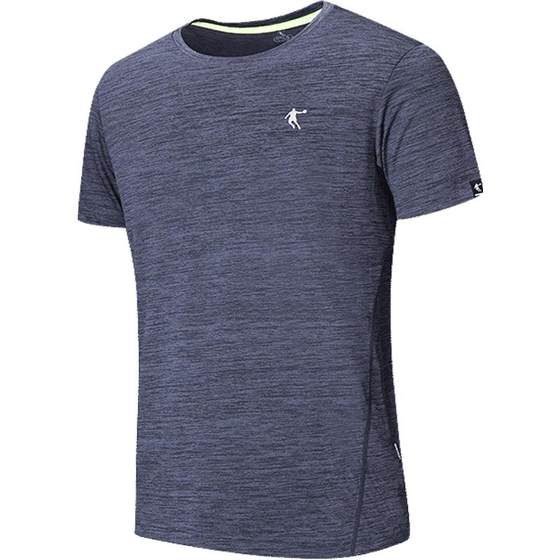 Jordan short-sleeved T-shirt for men 2026 spring men's sports quick-drying clothing thin ice silk breathable running fitness T-shirt