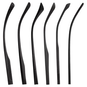 Single teeth 1.5mmtr90 Plastic steel glasses legs men's myopia glasses frame accessories glasses, feet and legs, one -pair