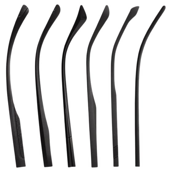 Single teeth 1.5mmtr90 Plastic steel glasses legs men's myopia glasses frame accessories glasses, feet and legs, one -pair