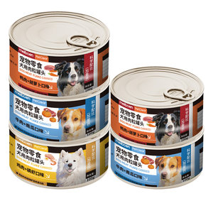 Canned dogs and snacks for big meat, supplement nutrition, small and small dogs and puppies, mix dog food, general bibimbap, gain weight