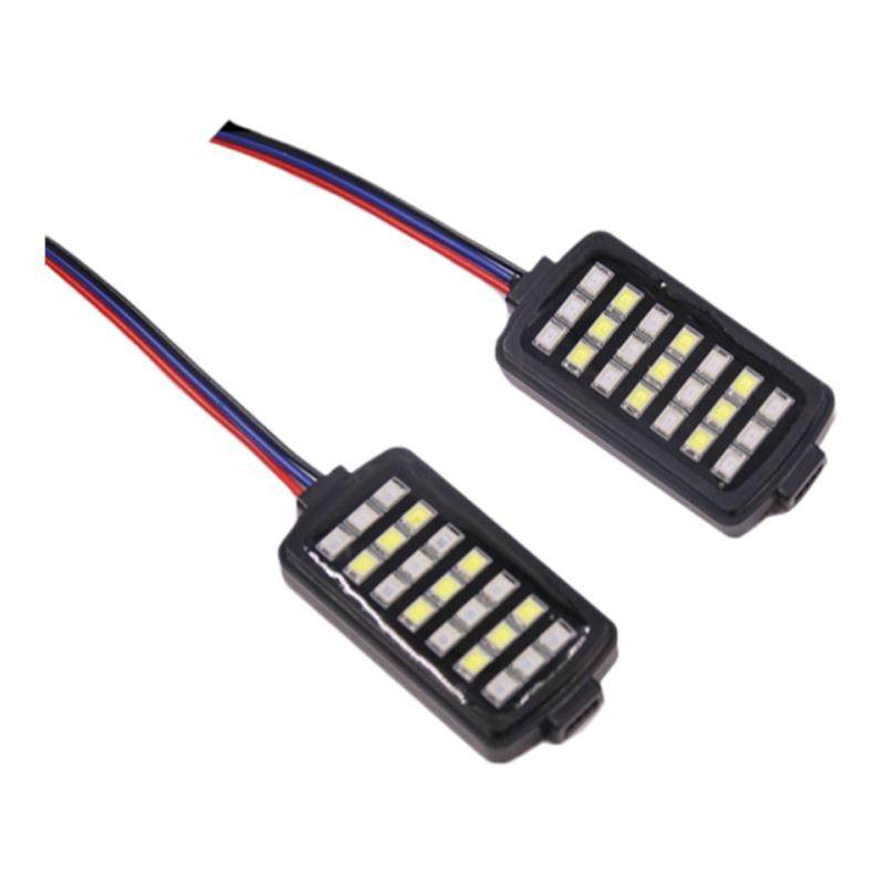 אור סטרובוסקופי LED ליום ולילה - 12V עמיד למים לאופנוע/כלי רכב חשמלי ...