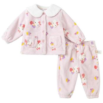 David Bella homewear set girls' warm pajamas