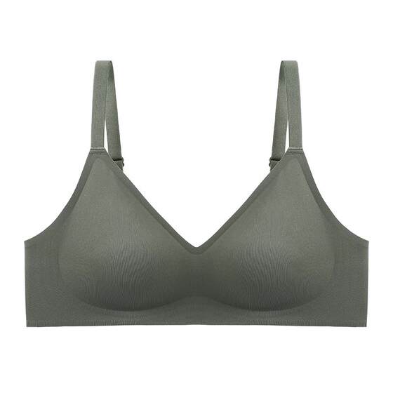 Girls' lingerie with a beautiful back, no marks, no steel rings, and a small chest gathered together in summer. Thin, breathable, large chest, small sports bra