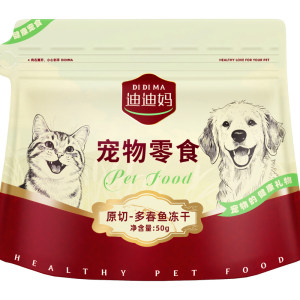 
Didi Ma imported spring fish freeze-dried dog snacks small dog corgi panda cat teeth grinding pet small fish dried
