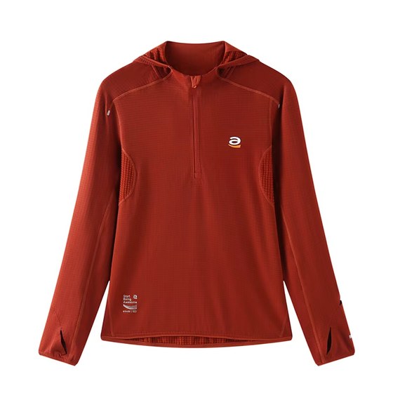 
STAW 0 degree 2.0 plus velvet hooded running long sleeve T-shirt men's antibacterial warm sports marathon quick drying clothes T