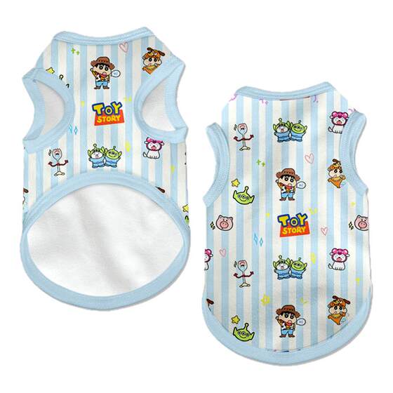 
Crayon Shin-china Co-branded Toy Story Pet Vest Dogs and Cats Clothes Large, Medium and Small Anti-Hairing Teddy