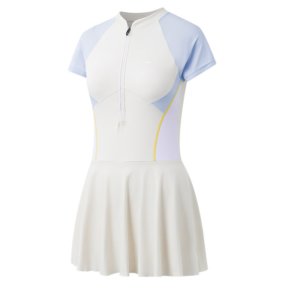 
Hongxing Erke swimsuit women's new one-piece skirt style slightly fat covering the flesh and slimming vacation hot spring adult swimwear