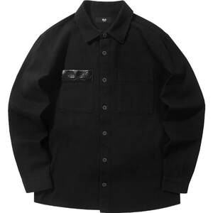 
Heilan House lapel jacket style long-sleeved casual shirt 26 spring fashion pure cotton shirt for men